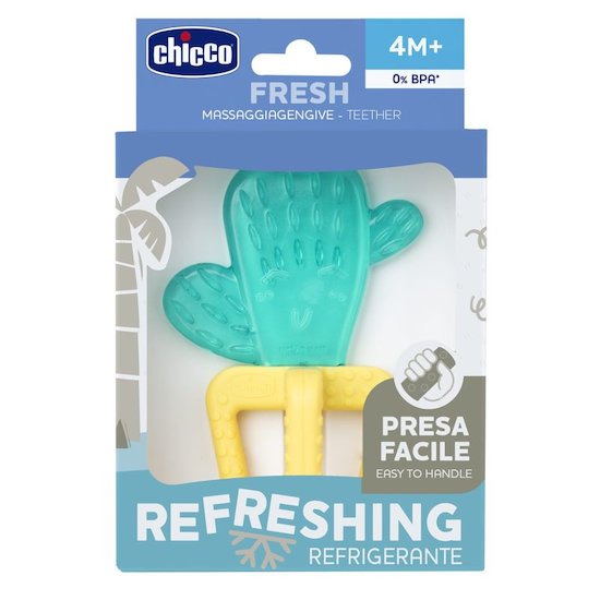 Chicco Anneau de dentition réfrigérant Cactus  4 mois+ Chicco Anneau de dentition réfrigérant Cactus  4 mois+