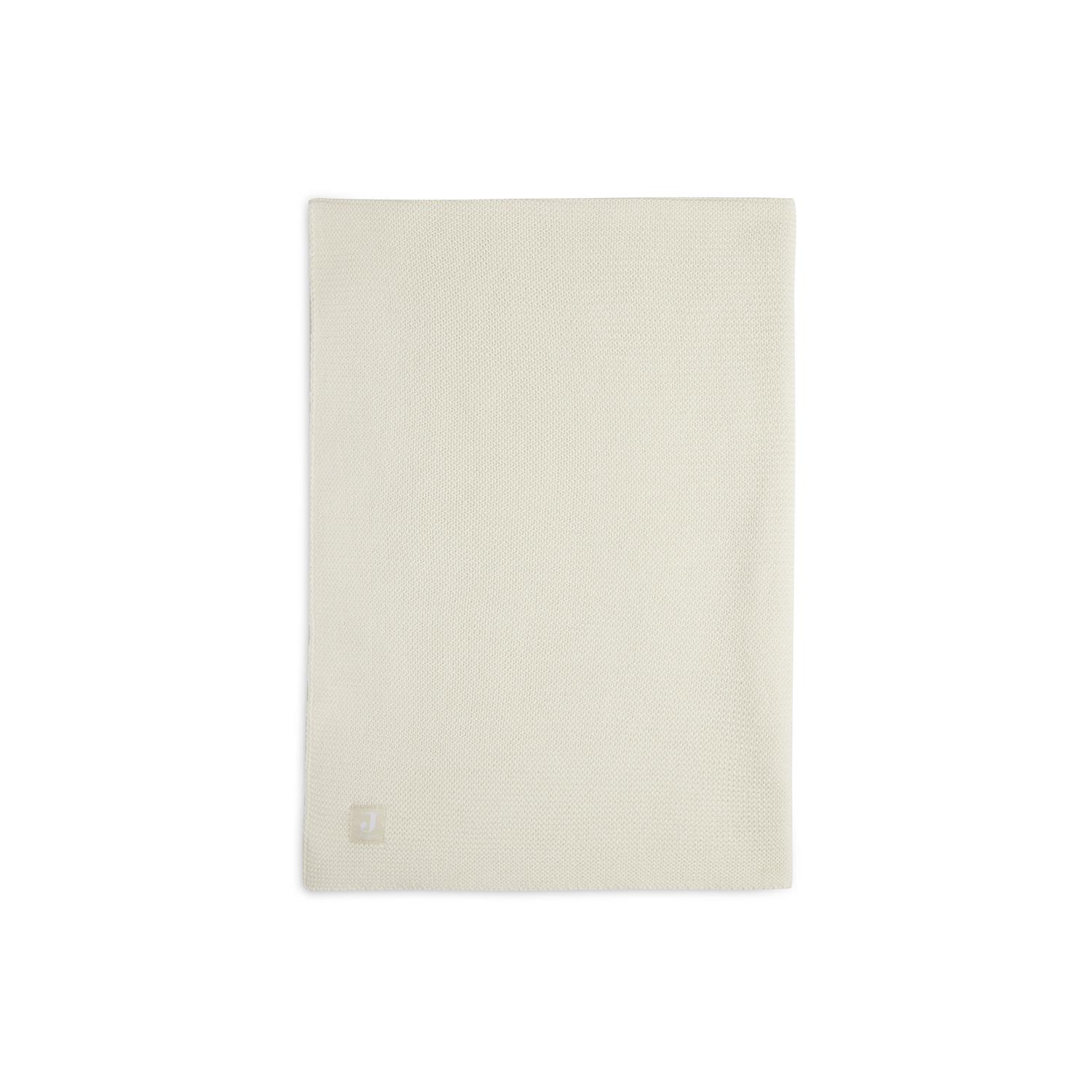 Couverture basic knit BLANC Jollein