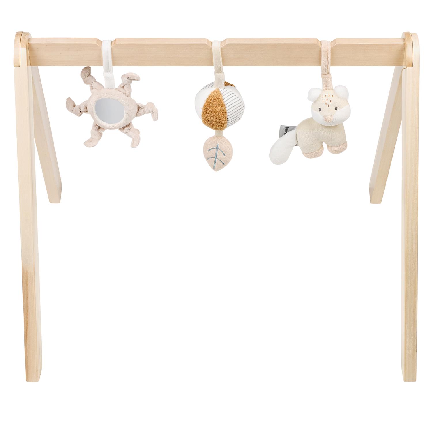Arche en bois avec éléments à pendre BEIGE Nattou