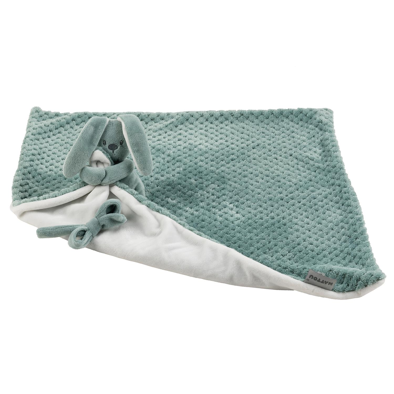Nattou - Lapidou doudou couverture VERT Nattou