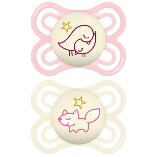 MAM 2 sucettes Perfect nuit Panaché 