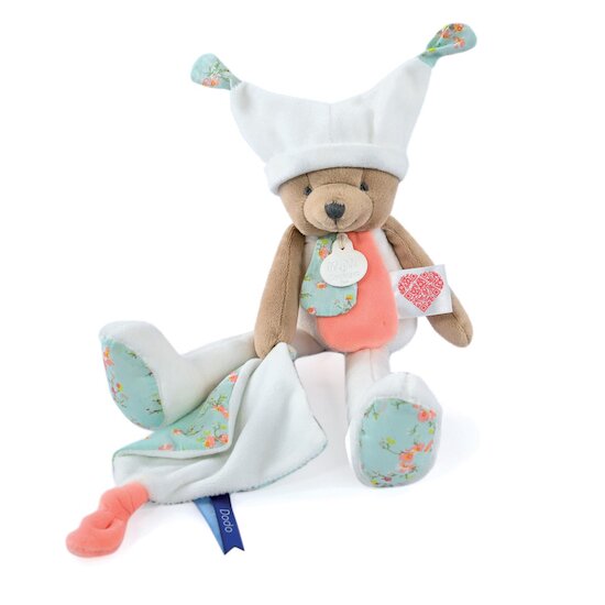 Doudou & Compagnie Doudou 3 histoires pantin ours blanc 35 cm Doudou & Compagnie Doudou 3 histoires pantin ours blanc 35 cm