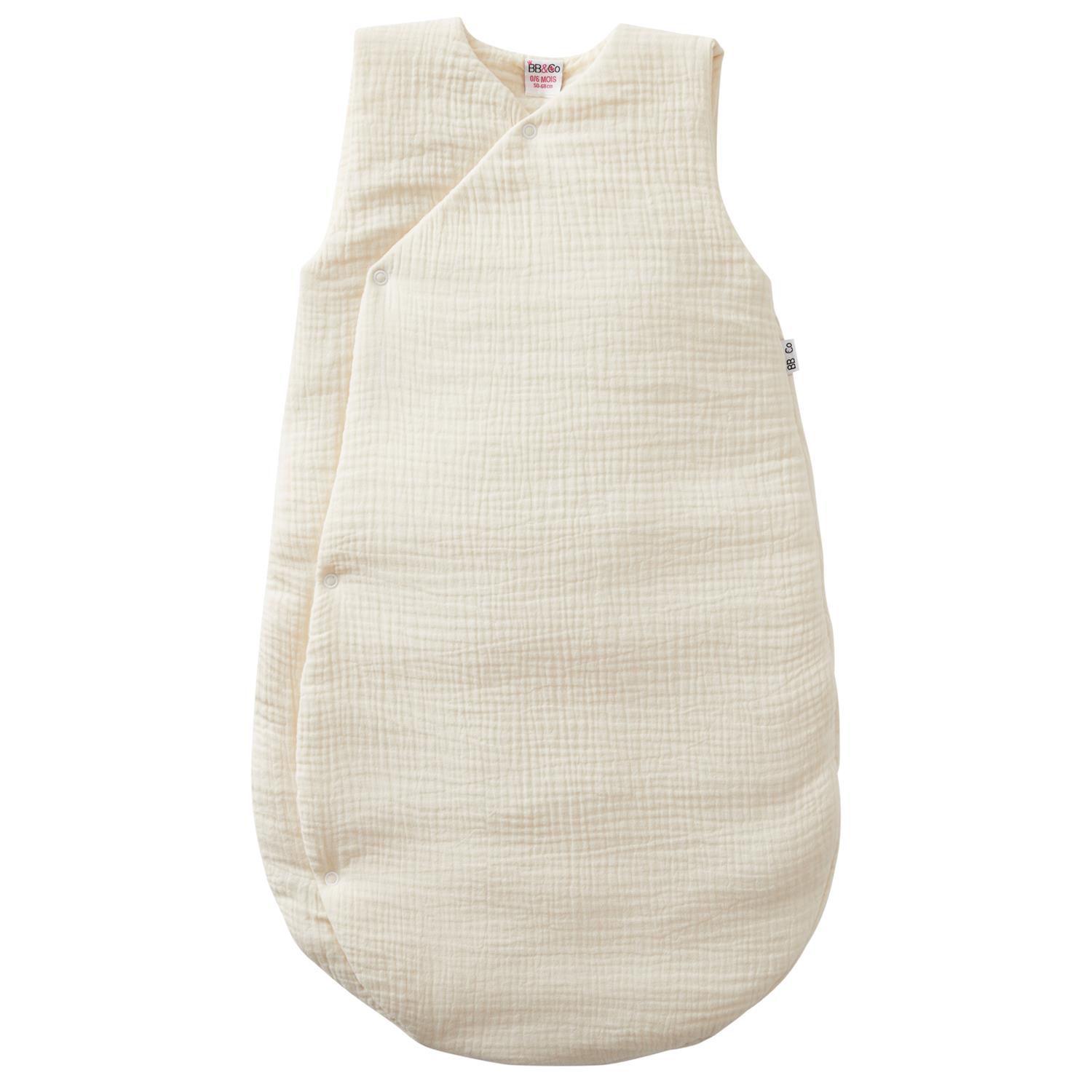 Gigoteuse ouatinée gaze forme kimono Mix&Match BEIGE BB&Co
