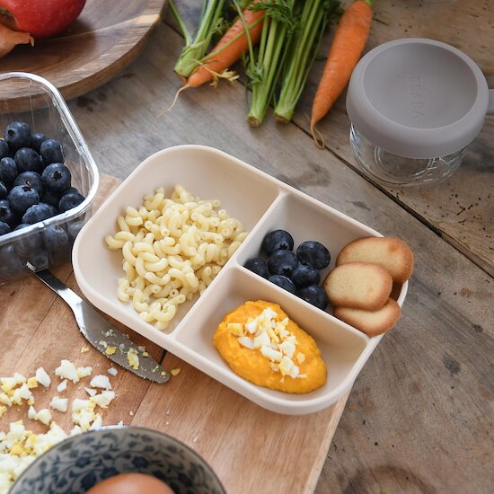 Béaba Assiette compartimentée silicone Argile 