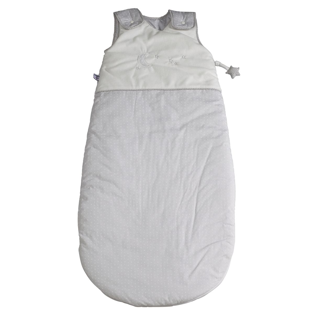 Grande gigoteuse ouatinee Celeste GRIS Sauthon Baby Déco