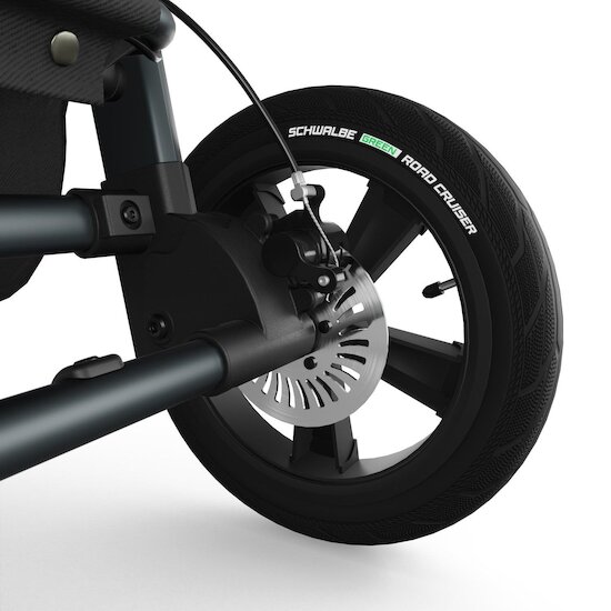 TFK Châssis seul mono 4 pneus gonflables Noir 