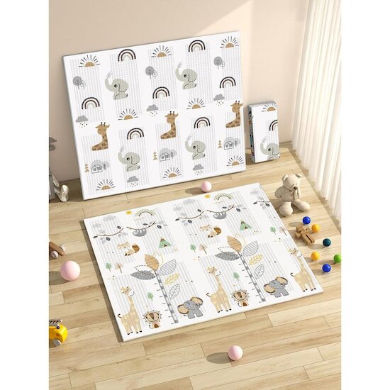 MS Innovaciones Tapis de jeu fancy Eléphant Multicolore 