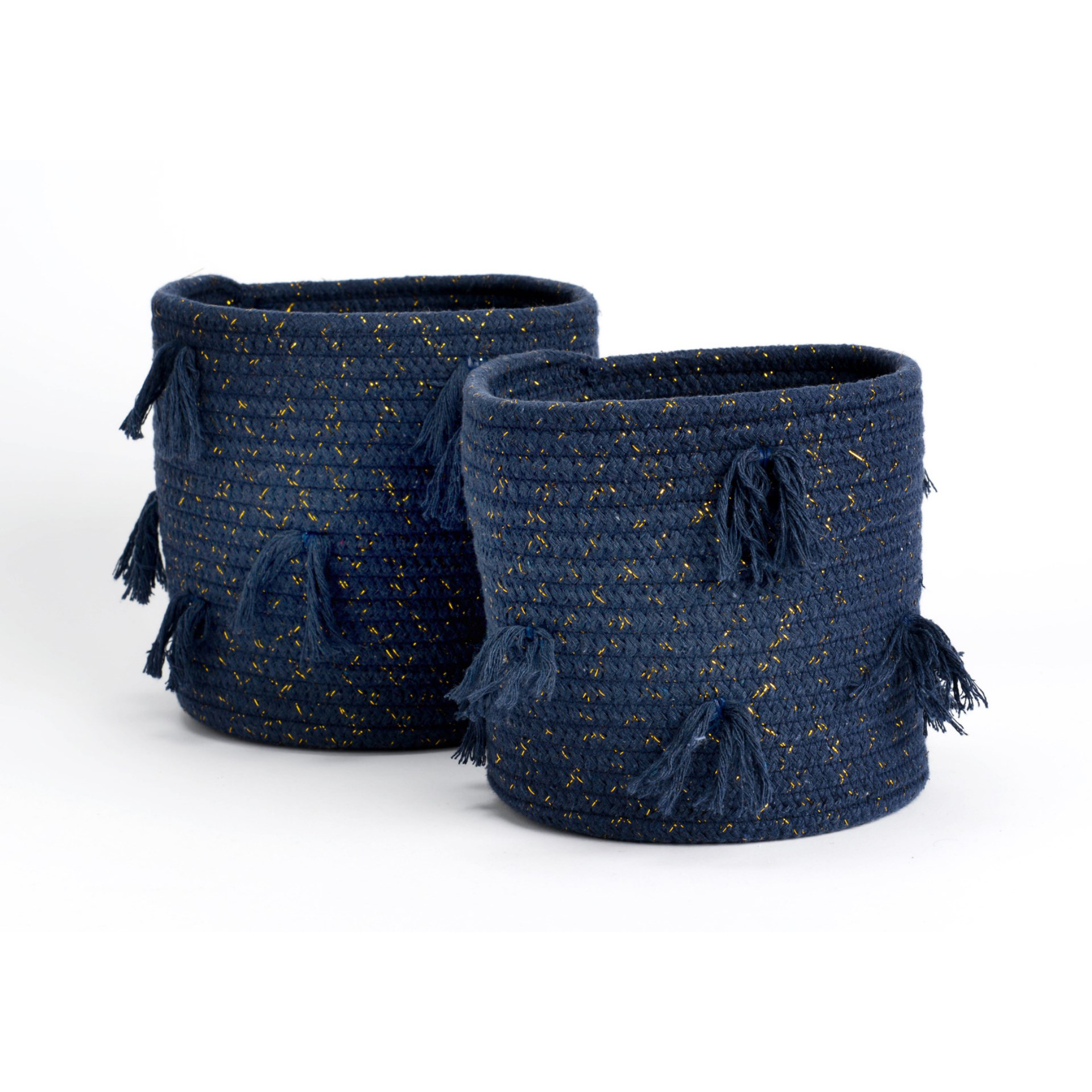 2 Paniers de rangement Adam BLEU Amadeus