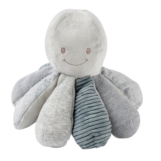 Nattou Peluche d'activités poulpe Gris  Nattou Peluche d'activités poulpe Gris