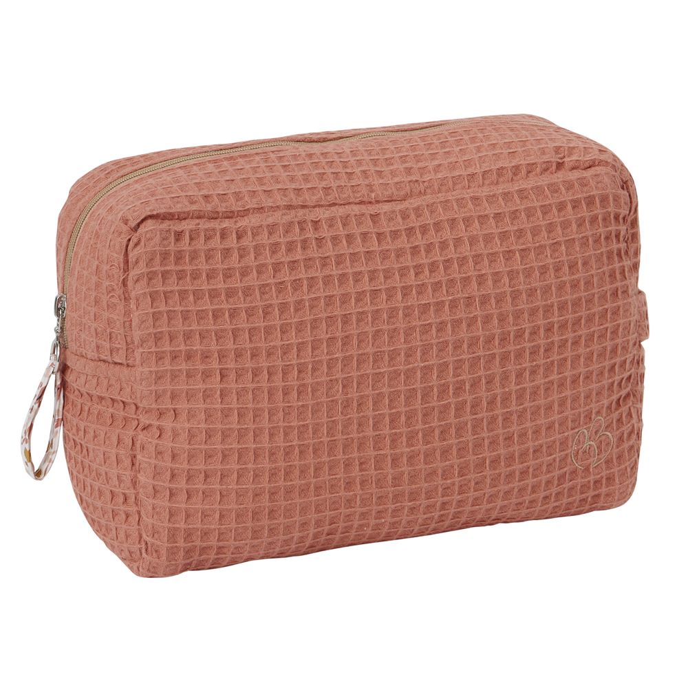 BB & Co - Trousse de toilette en nid d'abeille ORANGE BB&Co