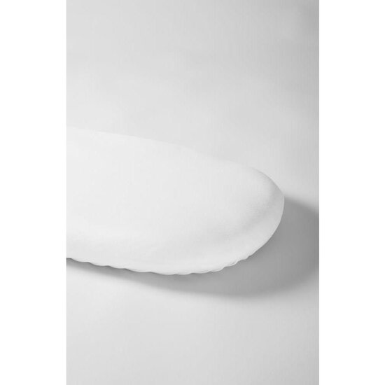 Kadolis Drap housse en coton bio pour landau Blanc 76x30 cm