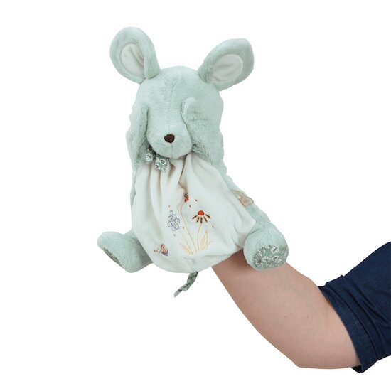 Kaloo Doudou marionnette Souris Vert 