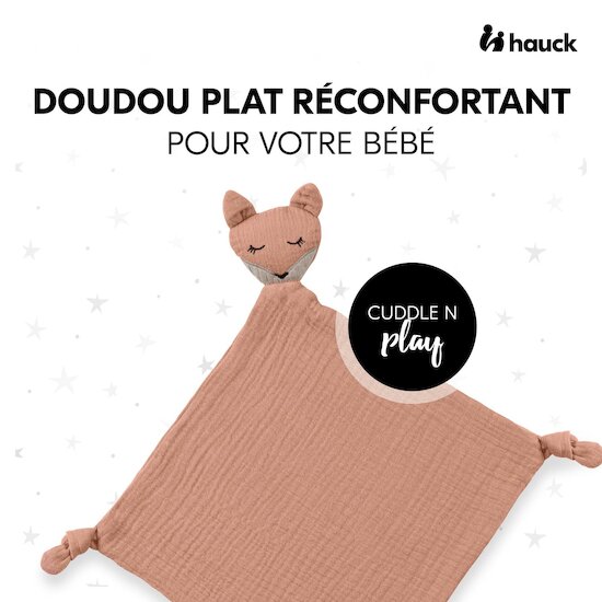 Hauck Doudou Bebe Cuddle N Play Fox Cork  Hauck Doudou Bebe Cuddle N Play Fox Cork