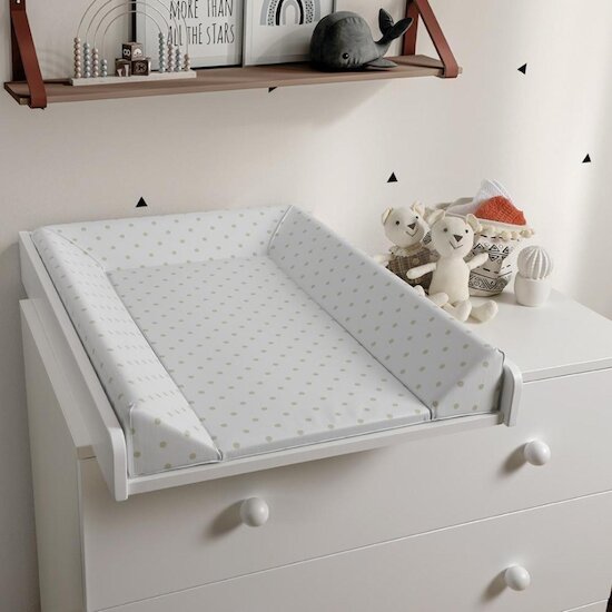 Micuna Plan à langer Blanc, poids beige Blanc 