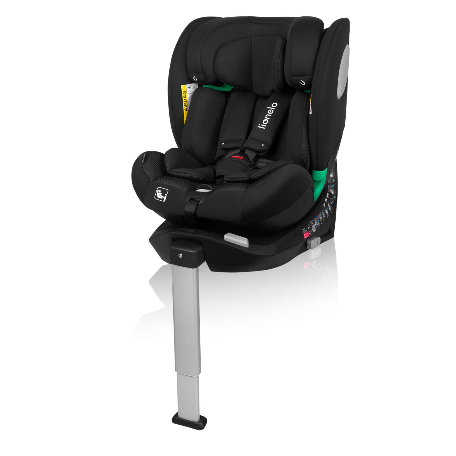 Siège auto Braam Air I-Size NOIR Lionelo