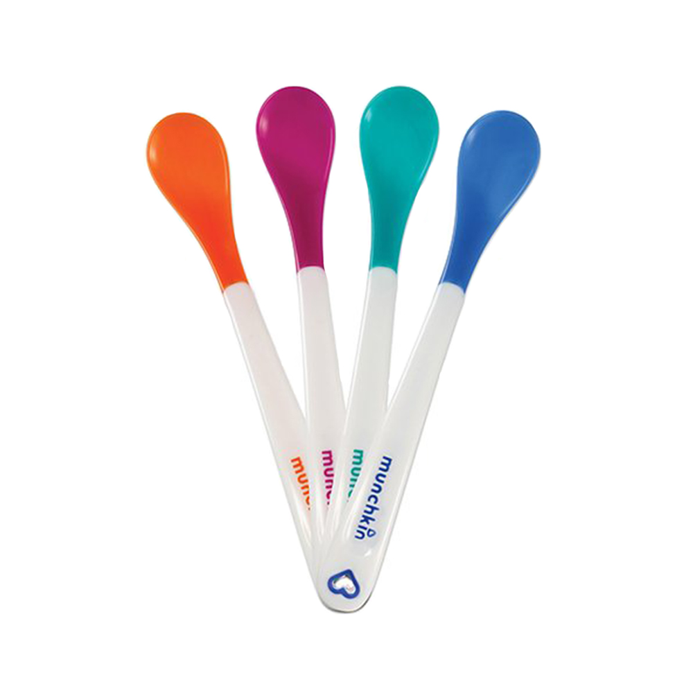 4 cuillères thermosensibles MULTICOLORE Munchkin