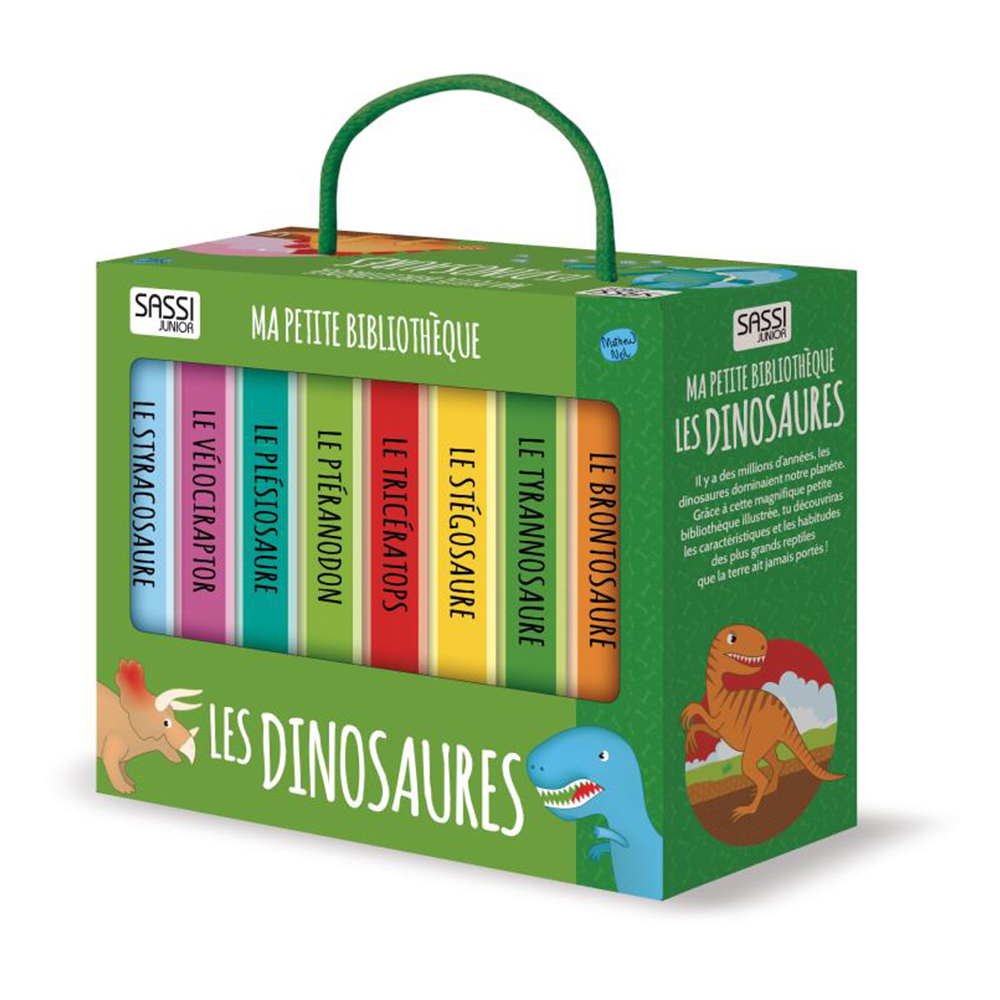 Ma Petite Bibliothèque - Les Dinosaures MULTICOLORE Sassi Junior