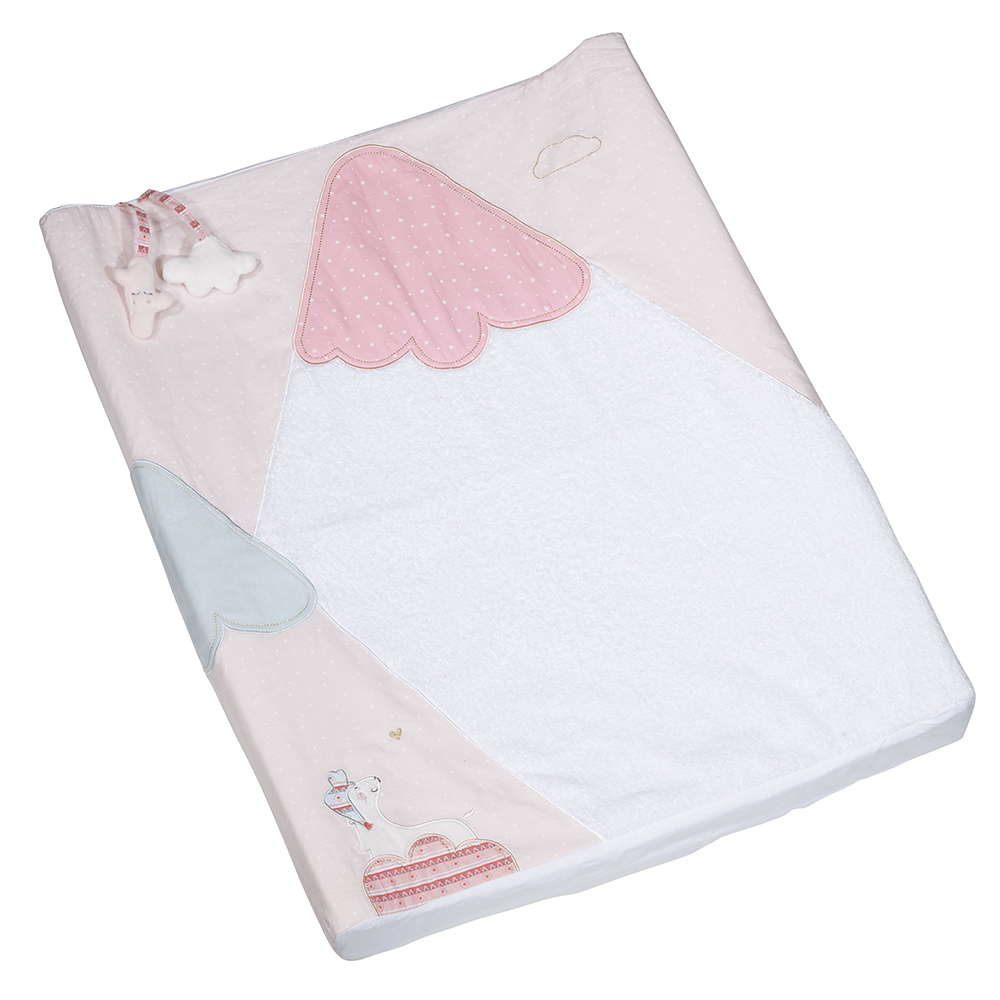 Matelas à langer petit modèle Mila ROSE Sauthon