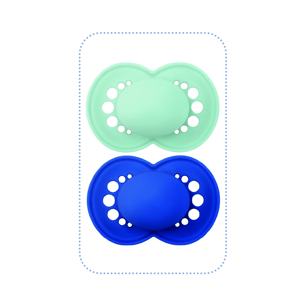 MAM - 2 sucettes silicone Original MULTICOLORE MAM