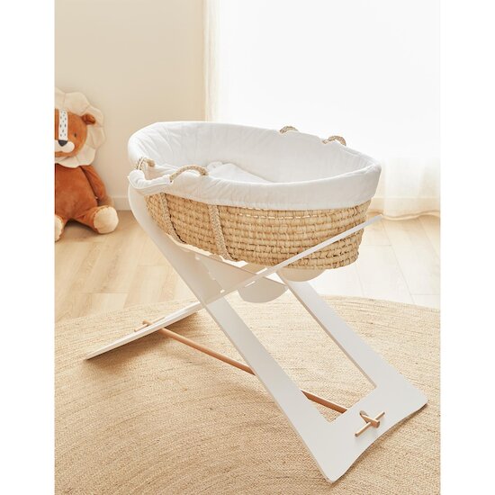 Noukie's Support de couffin Blanc 
