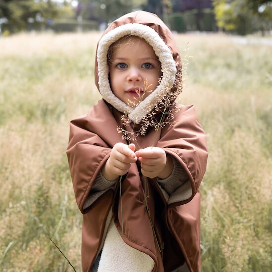 Bemini Poncho teddy Coated Chocolat 88 9-36 mois Bemini Poncho teddy Coated Chocolat 88 9-36 mois