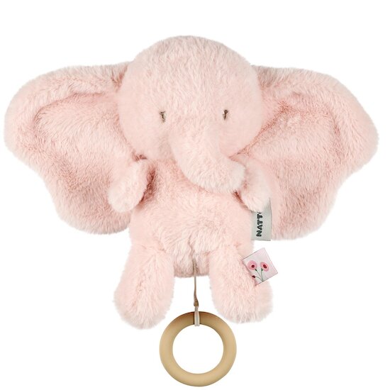 Nattou Peluche musicale Éléphant Fanfan Rose  Nattou Peluche musicale Éléphant Fanfan Rose