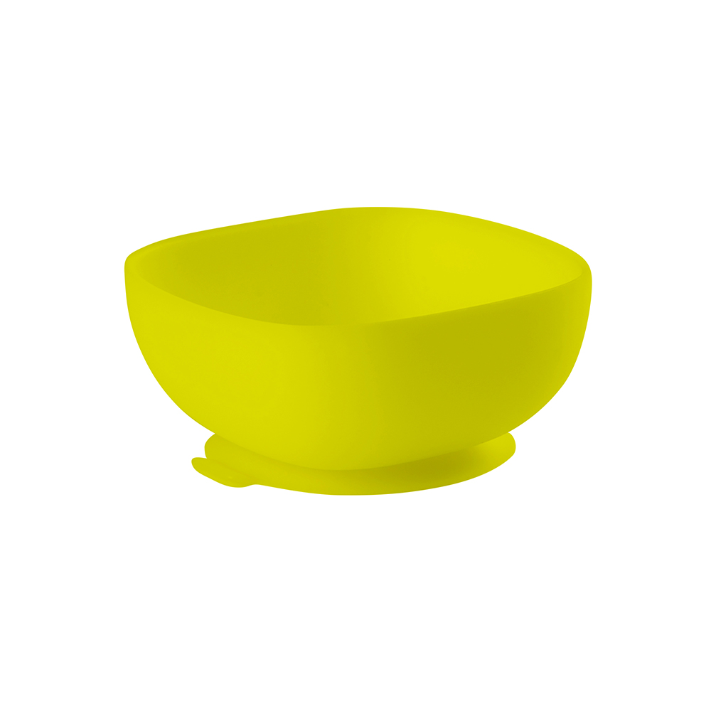 Bol silicone avec base ventouse VERT Béaba