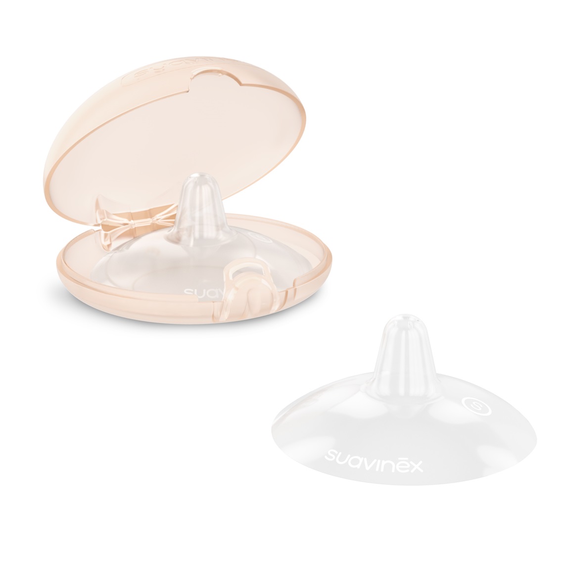 Suavinex - 2 bouts de sein en silicone BEIGE Suavinex