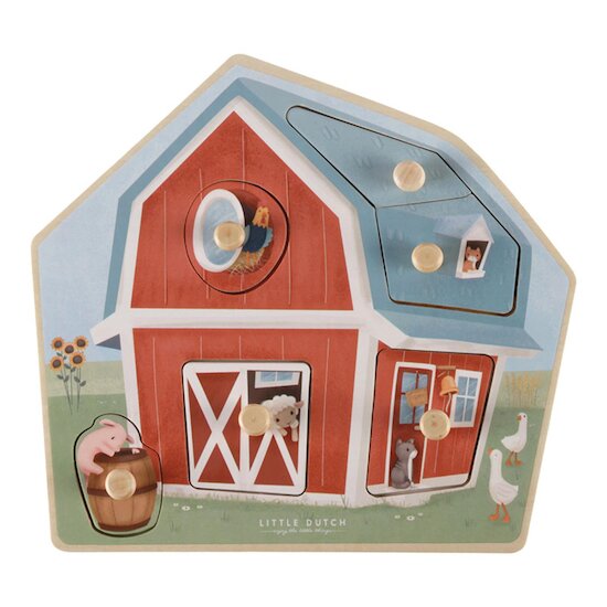 Little Dutch Puzzle en bois FSC Little Farm 