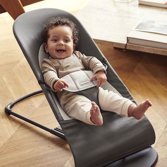 BabyBjörn Transat balance soft Coton/Jersey - Gris   BabyBjörn Transat balance soft Coton/Jersey - Gris