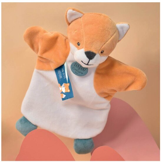 Doudou & Compagnie Doudou marionnette Renard Orange 25 cm Doudou & Compagnie Doudou marionnette Renard Orange 25 cm