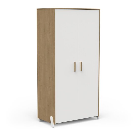 Demeyere Armoire Naili Chêne hamilton/blanc 