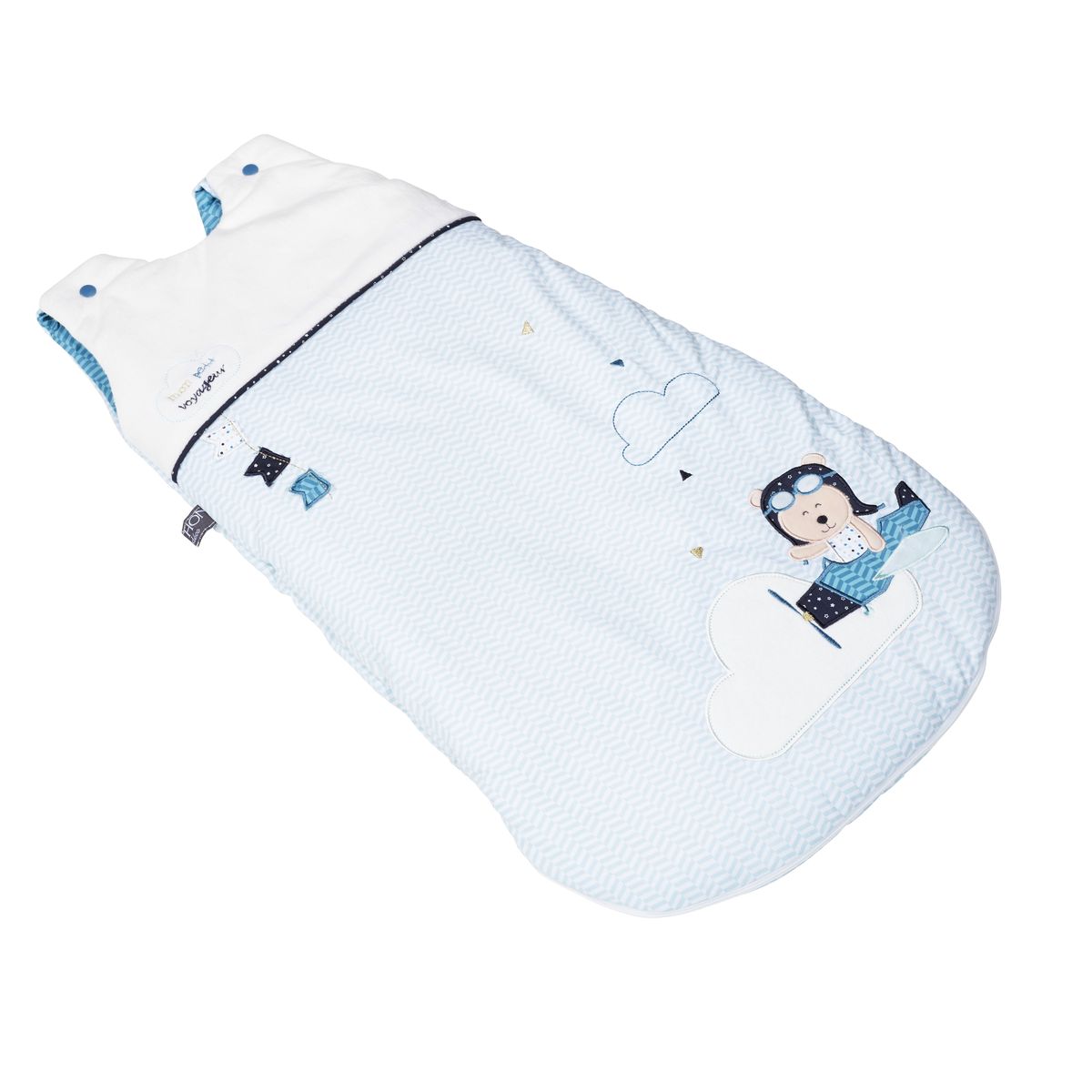 Sauthon - Gigoteuse ouatinée New Lazare BLEU Sauthon