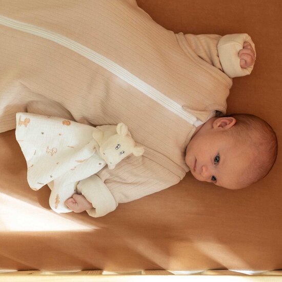 Trois Kilos Sept Doudou lange Tam Tam Hippo Sable 40x40 cm