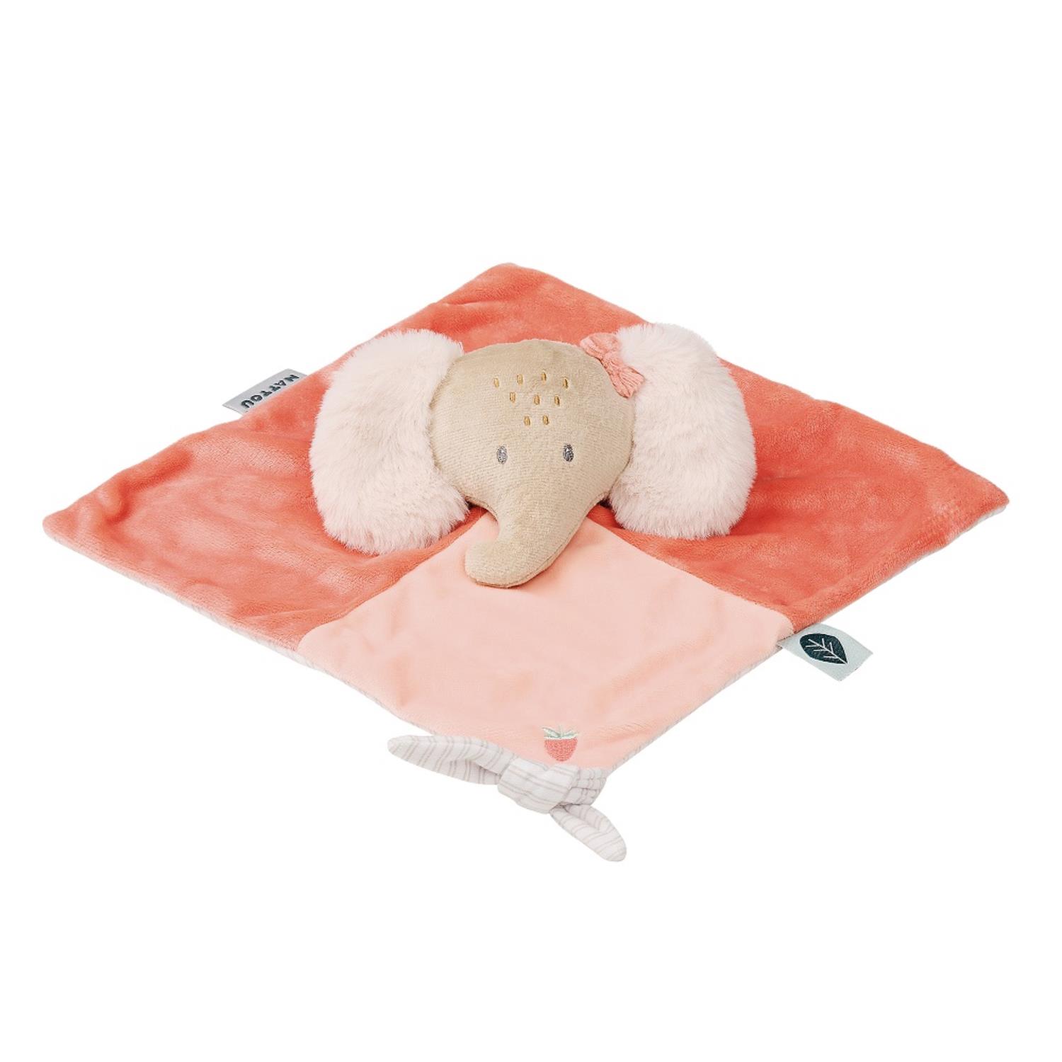 Doudou éléphant Oli ROSE Nattou