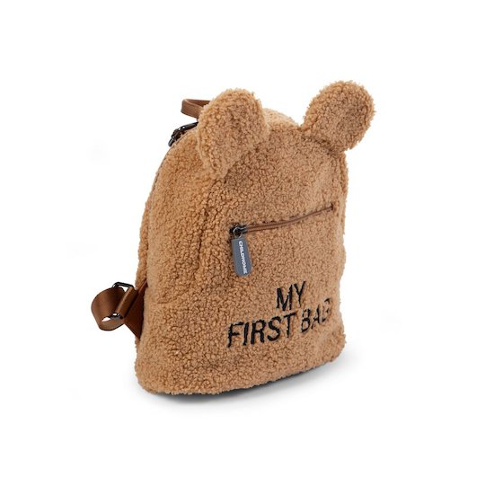 Childhome Sac à dos pour enfants My First Bag Ourson Beige  Childhome Sac à dos pour enfants My First Bag Ourson Beige