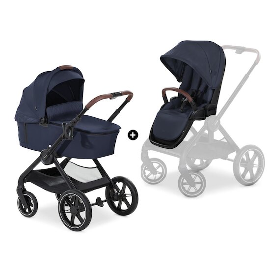 Hauck Poussette 2 En 1 Walk N Care Set Dark Navy Blue 