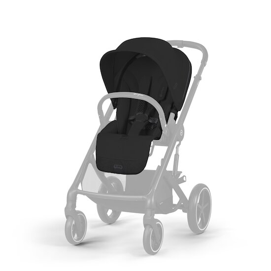 Cybex Pack Poussette Balios One Box plus Moon Black  Cybex Pack Poussette Balios One Box plus Moon Black