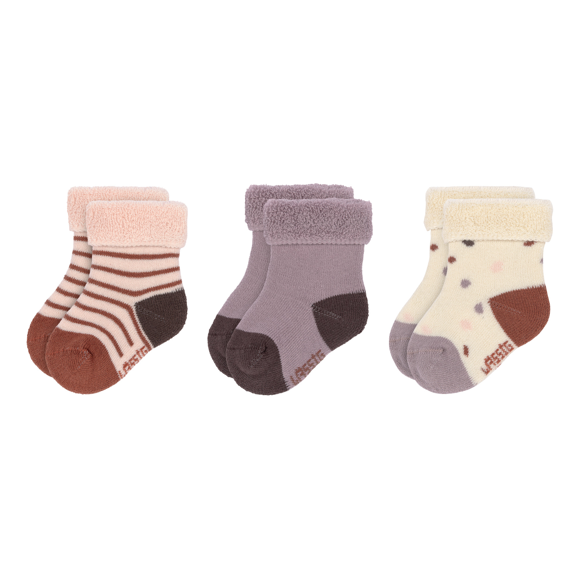 Lässig - 3 chaussettes bébé Tiny Farmer VIOLET Lässig