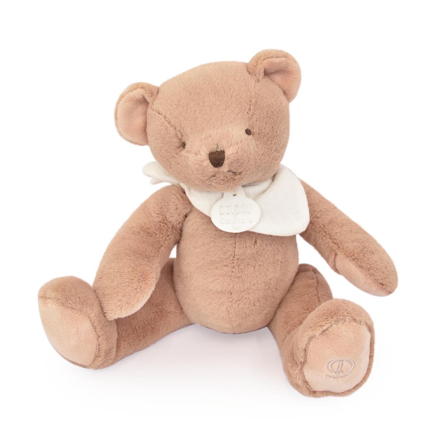 Doudou & Compagnie - Peluche Ourson MARRON Doudou & Compagnie