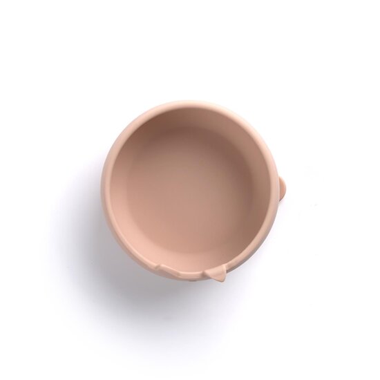 Jané Set bol et cuillère en silicone  Pale  Jané Set bol et cuillère en silicone  Pale