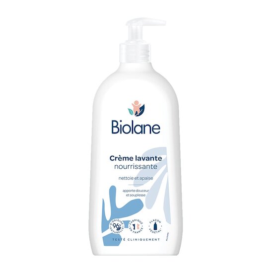 Biolane Crème lavante nourrissante Blanc 750 ml Biolane Crème lavante nourrissante Blanc 750 ml