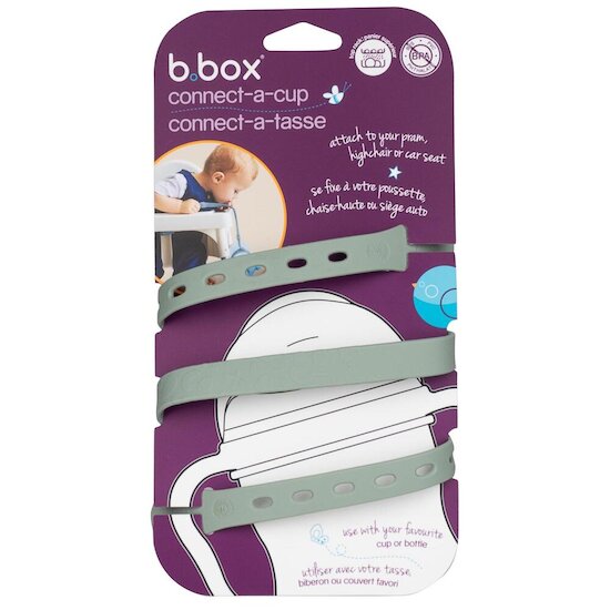 B.Box For Kids Attache pour Connecter une tasse Sage  B.Box For Kids Attache pour Connecter une tasse Sage