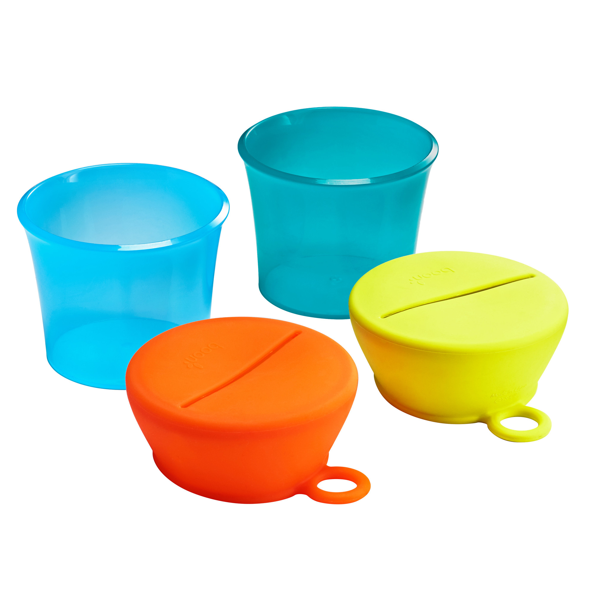2 Pots + 2 couvercles Snug Snack MULTICOLORE Boon