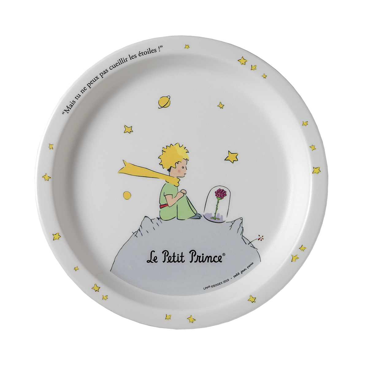 Assiette bébé Petit Prince BLANC petit jour paris