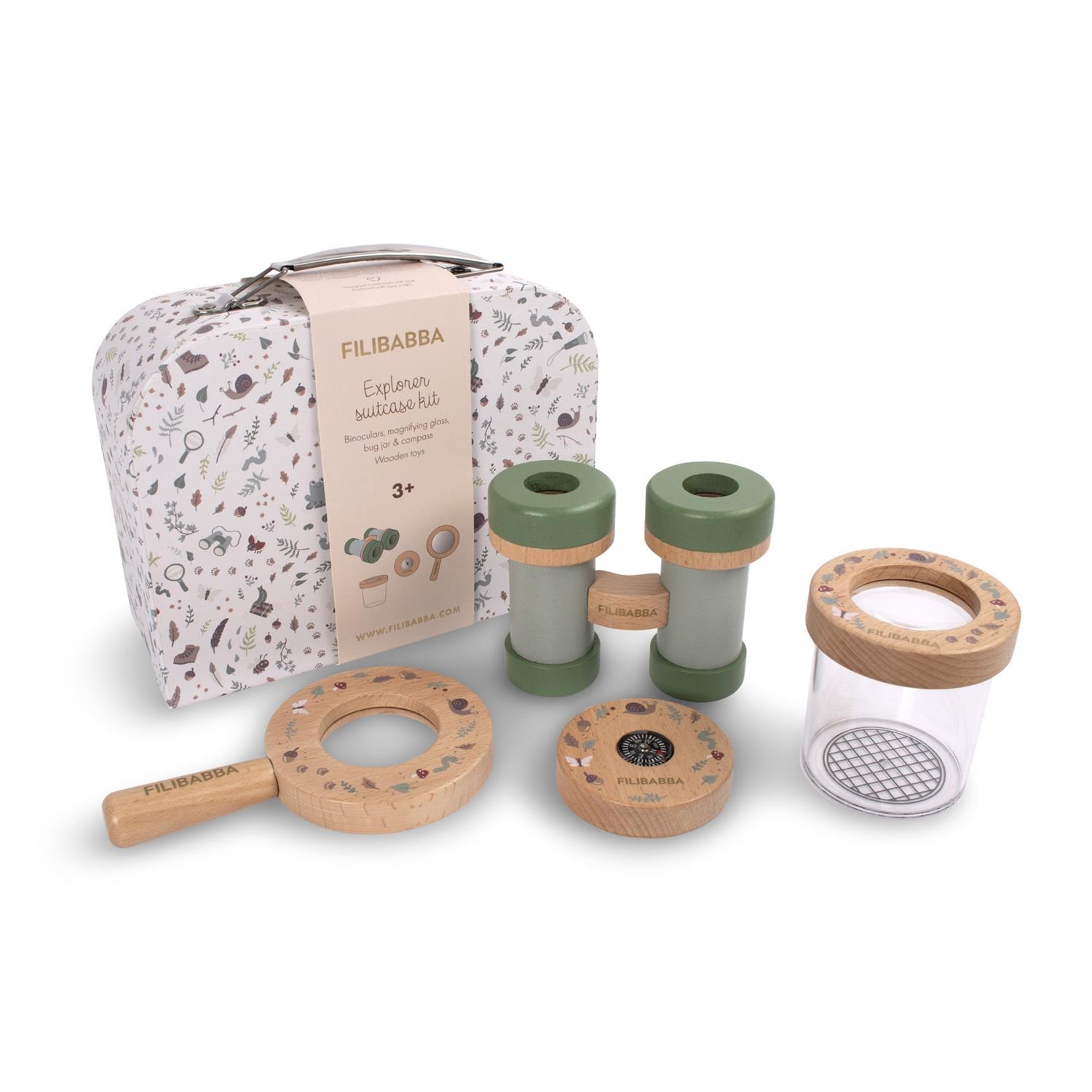 Kit valise explorateur Little Wonders MULTICOLORE Filibabba
