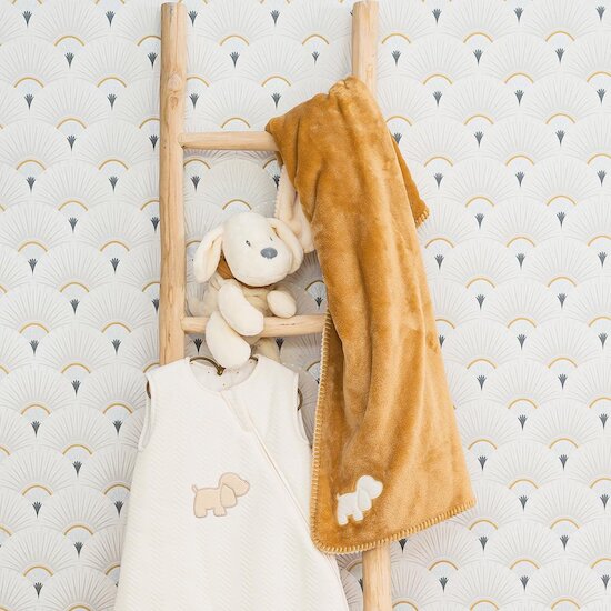 Nattou Charlie couverture Supersoft Caramel 75x100 cm Nattou Charlie couverture Supersoft Caramel 75x100 cm