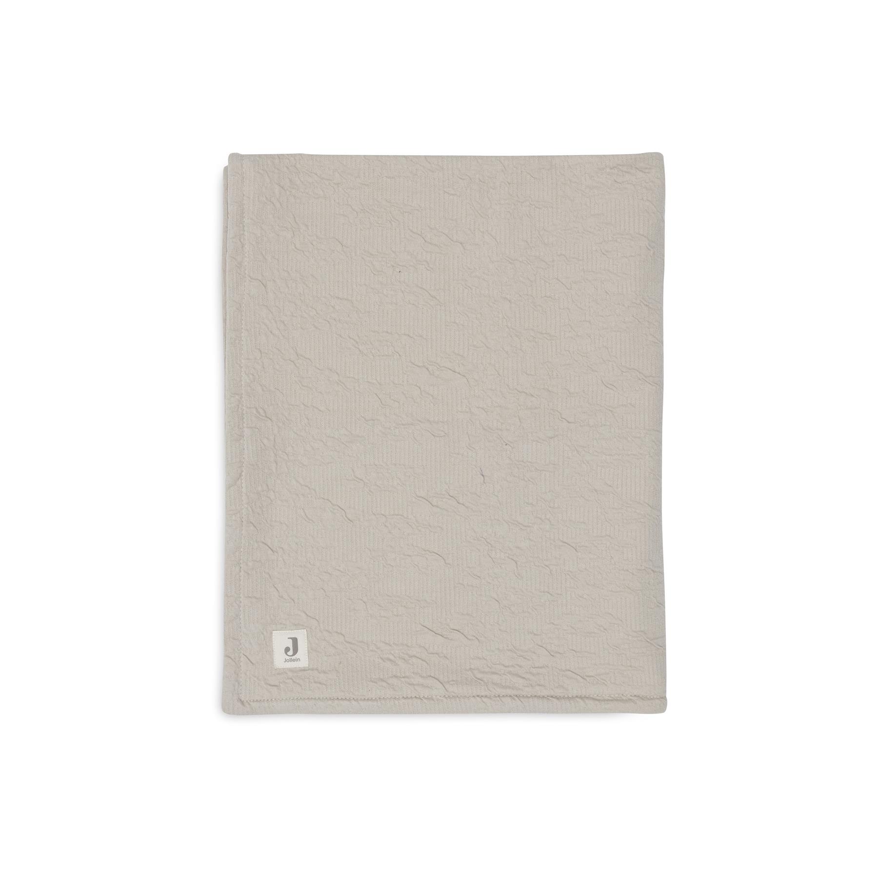 Couverture soft waves BEIGE Jollein