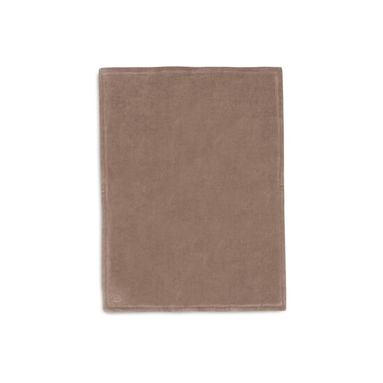 Jollein Couverture Berceau Box Knit/Velvet GOTS Milky Coffee 75x100 cm Jollein Couverture Berceau Box Knit/Velvet GOTS Milky Coffee 75x100 cm
