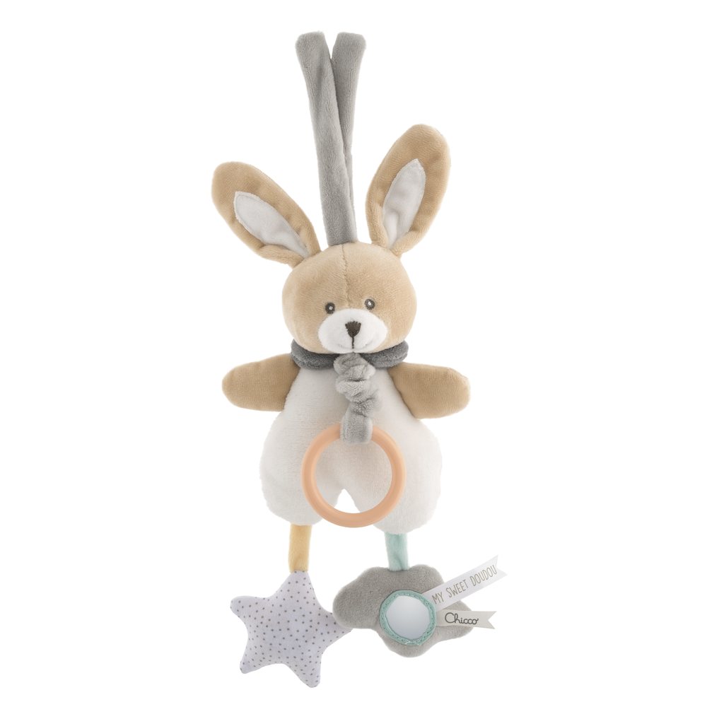 Lapin Musical de Voyage BEIGE Chicco
